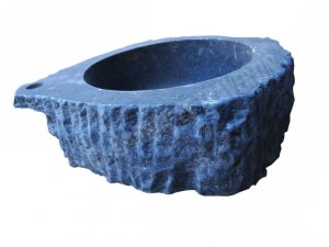 Marbre Noir Vasque Lave Main Angle 45x45 cm