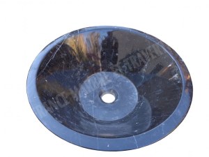 Marbre Noir Vasque Modèle Conique