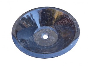 Marbre Noir Vasque Modèle Conique