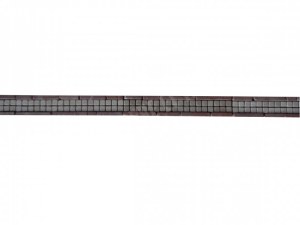 Marbre Frise Rouge - Beige 20x5 cm