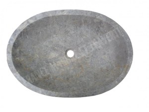 Marbre Silver Shadow Vasque Ovale 65x45 cm