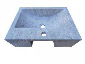 Marbre Silver Shadow Évier 50x40 cm