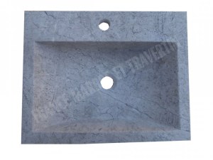 Marbre Silver Shadow Évier 50x40 cm