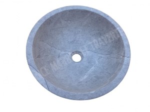 Marbre Silver Shadow Vasque Modèle Bol