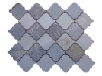 Marbre Silver Shadow - Myra Beige Arabesque & Motif Mosaïque 31x26 cm Modèle : Lantern...