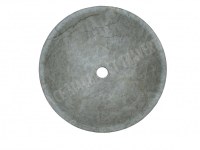 Marbre Silver Shadow Vasque Modèle Bol Arrondi