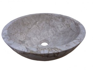 Marbre Silver Shadow Vasque Modèle Bol