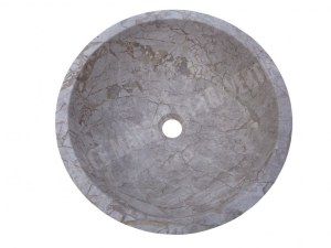 Marbre Silver Shadow Vasque Modèle Bol