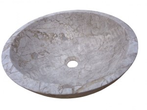 Marbre Silver Shadow Vasque Modèle Bol