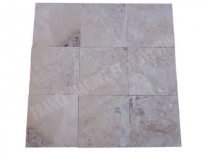 Marbre Marfil Beige Silver Shell 30,5x30,5x1 cm