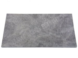 Marbre Sirius Gris Couvertine 1 bord Arrondi 30x60 cm