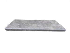 Marbre Sirius Gris Couvertine 1 bord Ogee 30x60 cm