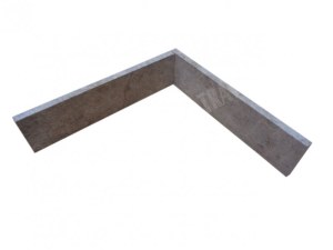 Marbre Sirius Gris Plinthe 30x8 cm