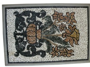 Marbre Tableau Mosaique Fleur 60x90 cm