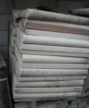 Pavés et appuis béton