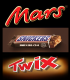 Mars Snickers Twix