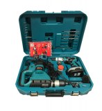 MARTEAU PERFORATEUR ET VISSEUSE AVEC BATTERIE 24V