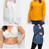 5,52 €/pc – Vêtements grande taille pour femmes de Sheego (tailles L–XXXL), produits ne...