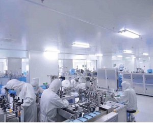 Masque chirurgical EN14683 bleu, 3 plis, CE 95%