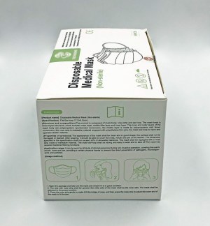 Masques chirurgicaux 3 plis Type 1 et Type 2R. Masques médicaux avec les certificats né...