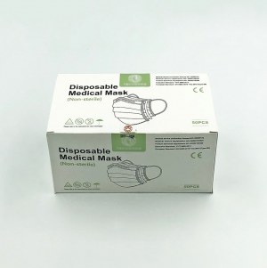 Masques chirurgicaux 3 plis Type 1 et Type 2R. Masques médicaux avec les certificats né...