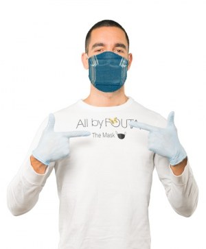 MASQUE TEXTILE A PLIS 3 COUCHE GRAND PUBLIQUE CONFORME DGA