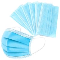 Lot de masques chirurgicaux, tissu, gants et gel à vendre