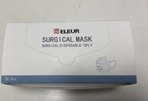 Masque chirurgical Non médical, 3 plis bleu, CE, norme EN149
