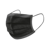 Masque à usage médical Type IIR – NOIR – Adulte - 0,008€/masque