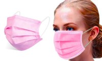 MASQUE MÉDICAL TYPE IIR ROSE BOITE DE 50 PCS