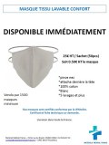 Masque tissu lavable confort