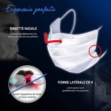 Masque chirurgicaux type 2 blanc