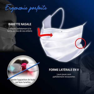 Masque chirurgicaux type 2 blanc
