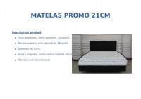 Matelas dégriffé grande marque 20 cm d'épaisseur