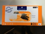 GANTS NITRILE NOIR JETABLE A USAGE UNIQUE
