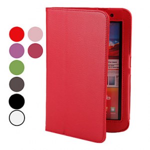 Etui en Cuir PU avec Support pour Galaxy Tab2 7.0 P3100 - Assortiment de Couleurs