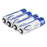 1.2v 3000mah NH-AA batterie rechargeable (bleu)