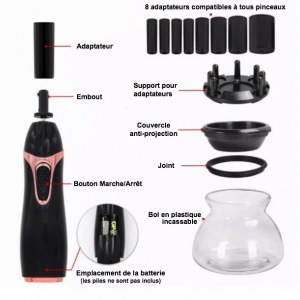 Makeup Brush Cleaner and Dryer / Appareil de nettoyage et sèchage pour pinceau
