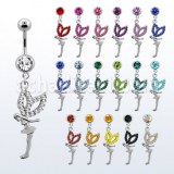 Body Piercing Acier Chirurgical Banane Nombril En Gros