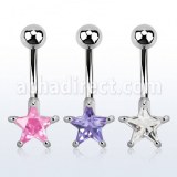 Grossiste Piercing Acier Chirurgical Banane Nombril