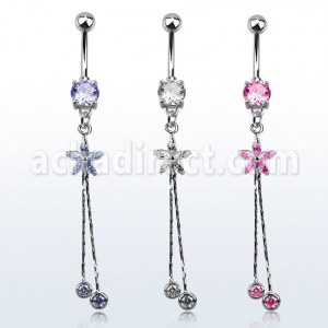 Grossiste Body Piercing Acier Chirurgical Banane Nombril