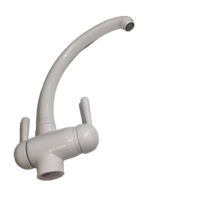 ROBINET 3 VOIES CUIVRE COL DE CYGNE