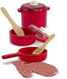 Kit d'accessoires de cuisine en bois Melissa & Doug, 8 pièces