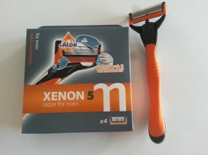 Lames de rasoir et manche Xenon 5