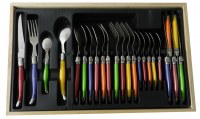 Menagère 24 pcs couleurs Laguiole