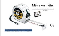 Mètre métal 5m