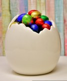 Milka - oeufs fourrés au chocolat blanc