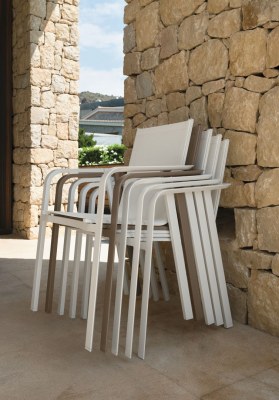 Chaises MILO Alu de chez TALENTI