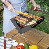 SHOP-STORY - MINIGRILL : Mini Barbecue à Charbon Pliable et Portable