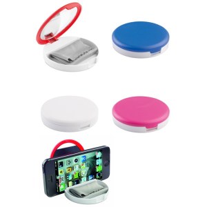 Miroir avec Support Smarphone "Senet" - Objet publicitaire AVEC ou SANS logo - Cadeau...